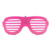 Nouvelles lunettes lumineuses LED néon colorées, lunettes en plastique fantaisie pour Halloween, Noël, anniversaire et fête du Nouvel An