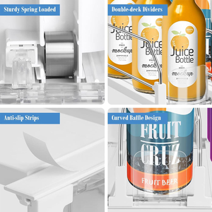 Cost-Effective Adjustable Shelf Pusher Module for Beverage, Can & Cigarette Display - Product Image 3