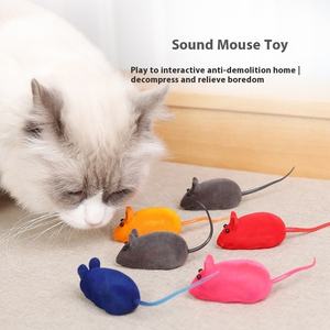 Juguetes <span class=keywords><strong>para</strong></span> gatos Ratones Sonido naranja Pequeño ratón Juguete interactivo <span class=keywords><strong>para</strong></span> gatos Juguete lujoso <span class=keywords><strong>para</strong></span> gatos - Product Image 2