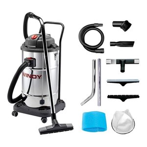 Bidone aspiratutto 1400W (65Lt) WINDY 165 IF 40009 00016 Inox y Negro 40009 00016 - Product Image 2