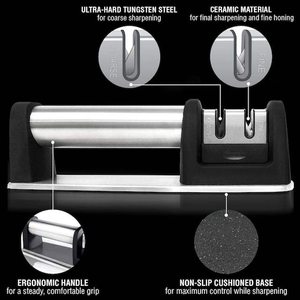 Afilador de <span class=keywords><strong>Cuchillos</strong></span> Manual de Bolsillo, el Mejor Afilador de Cocina, <span class=keywords><strong>Precio</strong></span> Promocional - Product Image 2