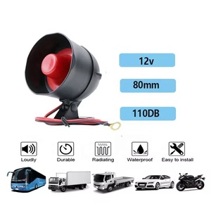 Système de sécurité domestique, alarme antivol, sirène électrique, klaxon 12V 110dB, mégaphone, haut-parleur, alarme sonore pour voiture - Product Image 2