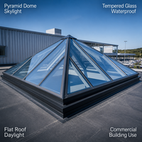 Usine Fenêtre de Toit Verticale Oscillante Solaire Électrique Économie d'Énergie Aluminium Verre Trempé Ventilation Anti-Pluie