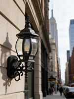 Lampes murales extérieures permanentes, luminaires muraux LED étanches pour jardin