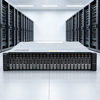 De Ll PowerVault ME5024 2U SAN/NAS Storage Array 24x2.5" Drive Bays 12G SAS ISCSI FC Dual Controller Intel Xeon Tersedia