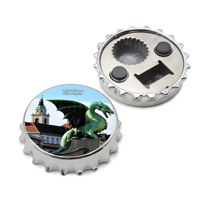 ירפיאנים מדינה מקרר מגנט עץ fidges עבור ג 'ובליאנה slovenia slovenia - Product Image 2