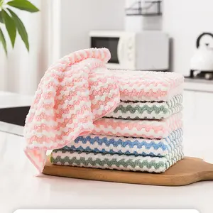 Microfiber 흡수성 청소 피복 넝마 가정 부엌 청소 접시 수건