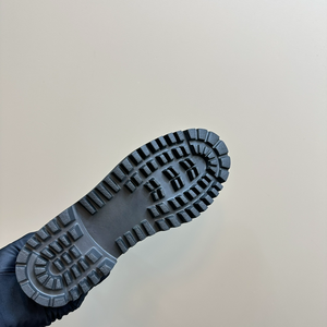 Botas cortas Chelsea de media pantorrilla con estampado floral vintage, suela gruesa, forro de piel de oveja dentada, botas de mujer para primavera/otoño/invierno - Product Image 6