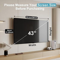 Großhandel Premium Clear Acryl Anti Blaulicht Filter 65 Zoll TV-Schutz folie 43 ''Zoll Acryl TV Displays chutz folie