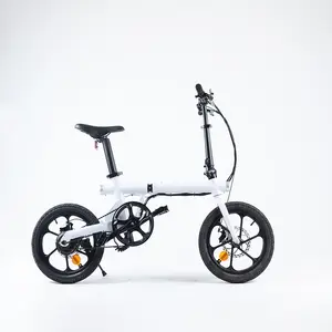 新设计单速廉价250瓦折叠电动自行车16英寸折叠自行车36v 5.2ah ebike待售