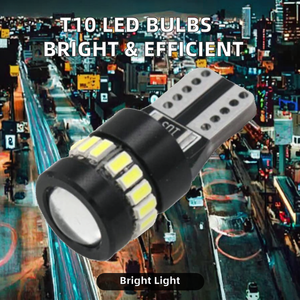 Ampoules LED T10 194 W5W 18SMD 3014 Canbus pour l'intérieur de la voiture, lumière blanche, 168 ampoules LED pour voiture, lampe rouge, jaune, bleue, blanche, ampoule LED T10 - Product Image 2