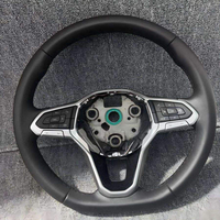 Volant de voiture pour Volkswagen VW Tiguan Polo Golf 7 Passat, volant en cuir