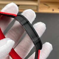 Nouvelle montre mécanique personnalisée pour cadeau de Noël 67-02, ultra-fine, en fibre de carbone, étanche, automatique pour homme