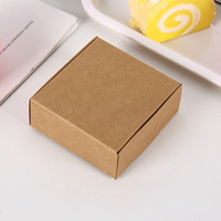 Venta caliente Popularidad Materiales ecológicos Embalaje de regalo Papel artesanal Caja de papel de avión de forma cuadrada