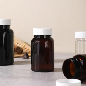 Botellas de Plástico PET de Grado Alimenticio con Tapa de Rosca, 120 ml, Vacías, Impresión Personalizada, Envase para Cápsulas y Medicamentos - Product Image 3