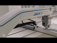 Nouveau Jack M9 360 °   Machine à coudre à tête rotative pour la programmation informatique et les grands motifs