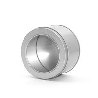 Boîte de rangement universelle carrée en fer blanc de qualité alimentaire avec fenêtre transparente pour emballage de bijoux et objets cadeaux