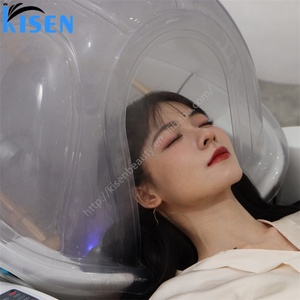 KISEN Bac à shampoing professionnel en céramique pour salon de coiffure avec fonction de lavage capillaire, thérapie aquatique et lit de massage électrique - Product Image 2