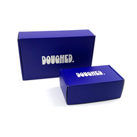 Emballage recyclable de boîte de beignet d'impression d'encre de soja personnalisé avec le logo boîte postale d'emballage alimentaire