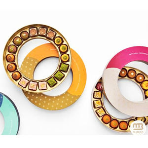 Boîtes à biscuits créatives personnalisées, boîtes rondes pour macarons, emballage en papier, boîtes cadeaux en gros, boîtes de luxe pour pâtisserie, dessert, chocolat - Product Image 1