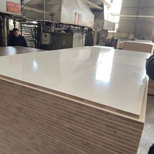 Giá thấp không thấm nước trắng Tủ Veneer nhiều lớp khối Hội Đồng Quản trị 18mm thông lõi <span class=keywords><strong>melamine</strong></span> blockboards - Product Image 3