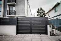 Panneau de clôture décoratif en aluminium thermolaqué pour villa, jardin et aménagement paysager