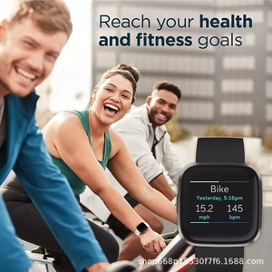 Reloj Inteligente <span class=keywords><strong>Versa</strong></span> <span class=keywords><strong>2</strong></span> con Pantalla AMOLED Cuadrada, Monitor de Ritmo Cardíaco, Sueño, Conteo de Pasos, Seguimiento de Ejercicio, Correa de Silicona, Disponible en Stock - Product Image 2