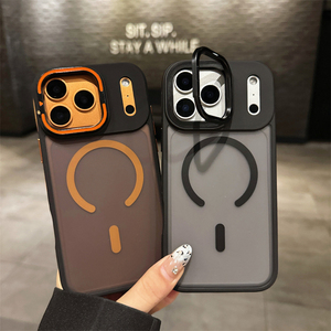 Funda para iPhone 17 16 15 14 Pro Max con marco para la lente de la cámara, funda transparente negra para iPhone 17 - Product Image 1