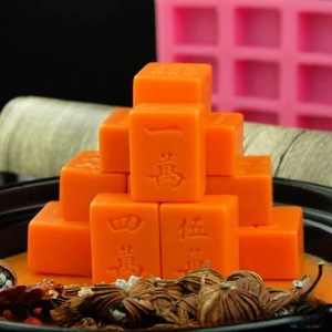 Silicone Mahjong <b>Molds</b> Cake Decorating DIY Baking Fondant Chocolate <b>Mold</b> Set Cube Shape Multiple Colors - Product Image 4