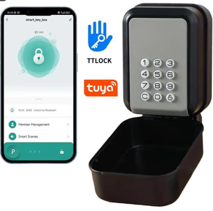 Metal Housing Keybox Wall Mounted <strong>Key</strong> Storage <strong>Lock</strong> <strong>Box</strong> LockBox Waterproof Password <strong>Electronic</strong> Digital Tuya TTLock Smart <strong>Key</strong> <strong>Box</strong> - Product Image 2