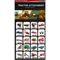 Tracteur agricole compact 4x4 de 50 CV, 80 CV, 100 CV avec cabine, chargeur, excavateur ou pelle arrière