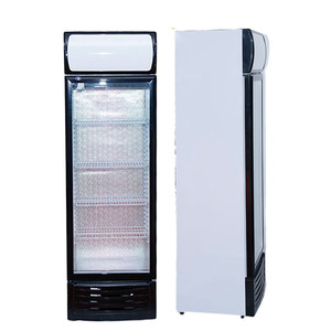 Wholesale Direct Cooling Tempered Glass Single Door Display Freezer Beverage <strong>Redbull</strong> Commercial Refrigerator Display Fridge - Product Image 5