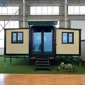 สะดวกในการเคลื่อนย้าย ยกง่าย โครงสร้างเหล็กแข็งแรง ดีไซน์ร่วมสมัย ระบายอากาศได้ดี <span class=keywords><strong>บ้าน</strong></span>คอนเทนเนอร์แบบขยายได้ - Product Image 2