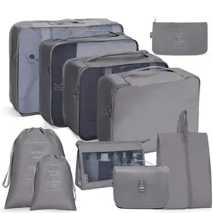 新产品旅行包行李收纳器包装立方体套装防水旅行包时尚行李拉杆包