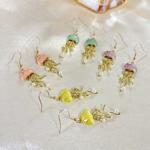 2026 Nieuwjaarsmode Ontwerp Zomer Zeeleven 4 Kleuren Mode Dames Kwallen Oorbellen - Product Image 4