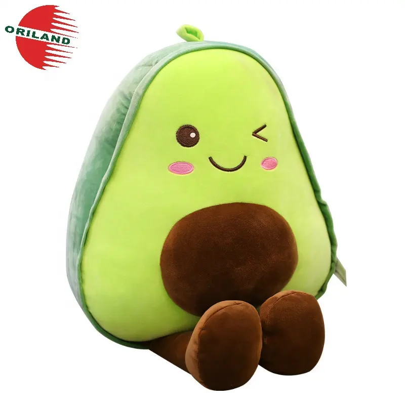 Avocado pillow plush toy cute creative fruit doll pillow gifts
