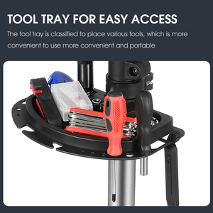 Support de réparation de <span class=keywords><strong>vélo</strong></span> réglable WEST BIKING pour la maison, support d'entretien pour VTT, vélos de route/pliables, robuste - Product Image 5