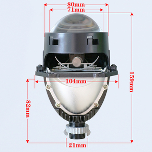 2ชิ้น160W 3นิ้ว Bi LED Projector เลนส์2ชิ้น <span class=keywords><strong>E7</strong></span><span class=keywords><strong>ไฟ</strong></span>รถยนต์อุปกรณ์เสริมสำหรับ Hella โปรเจ็กเตอร์เลเซอร์แสงเลนส์ - Product Image 4