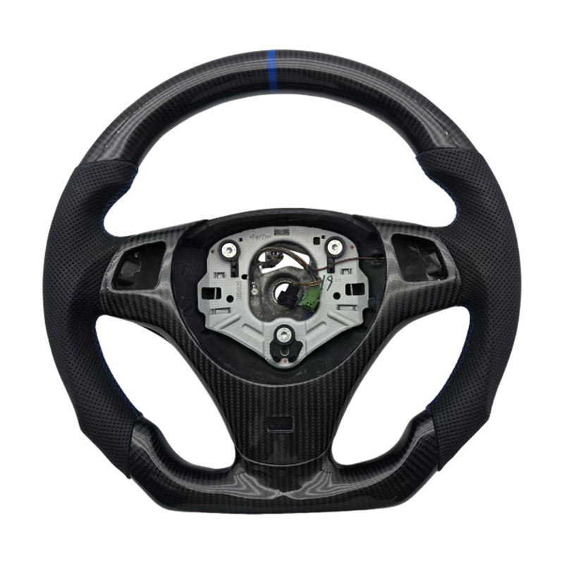 ชุด M มีรู + คาร์บอน + หนัง + เย็บสีน้ำเงิน