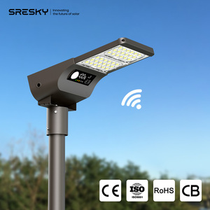 Lámpara Solar Exterior LED de Alta Eficiencia <span class=keywords><strong>SRESKY</strong></span> 2025 de 30W y 4m con Clasificación IP65 - Product Image 2