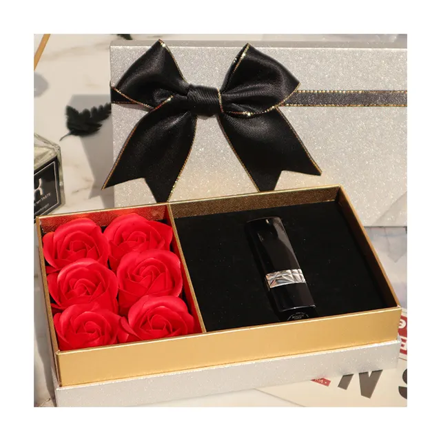 Caja de regalo de terciopelo rosa eterna personalizada con flor, caja de regalo cuadrada de flor de terciopelo rosa
