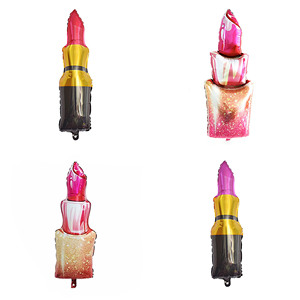 Lipstick Theme Foil <b>Balloon</b> <b>Decoration</b> Event Wedding for Girls Disposable Party Supplies Kits - Product Image 1