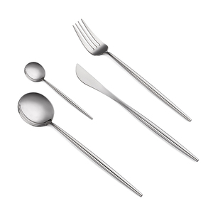 Luxury 18-10 Food Grade Cutlery <strong>Set</strong> Silverware <strong>Knife</strong> <strong>Spoon</strong> <strong>Fork</strong> <strong>Set</strong> - Product Image 6