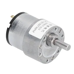 VSDMotor disesuaikan 12v 24v DC Brushed 500 528 Gear Motor torsi tinggi 37mm 520 Gear Motor