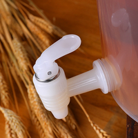 Seau de Fermentation de vin 10l PP, tonneau en plastique de Fermentation de bière épaissie, jus de fruits fermentés