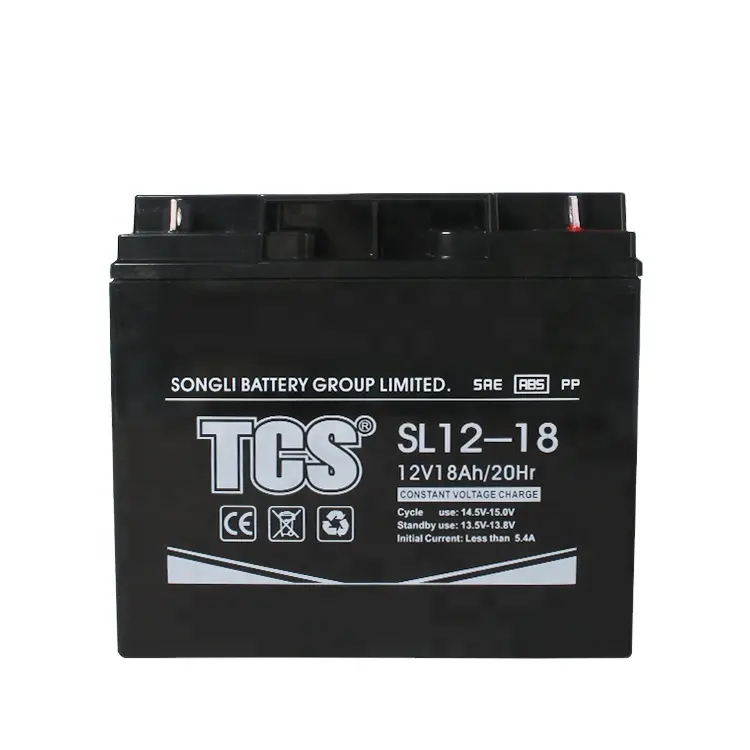 TCS Chất Lượng Tốt Nhất Chu Kỳ Sâu Pin 12V 18ah Volta Pin Cho Ups SLD12-18 Vrla Pin