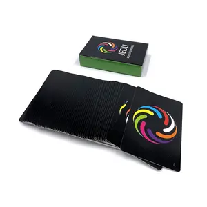Factory Direct Sale Poker Playing Cards Custom Advertising Paper Game Card