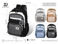 Zaino per bambini 18 pollici in tessuto Oxford impermeabile, borsa scolastica unisex - Product Image 1