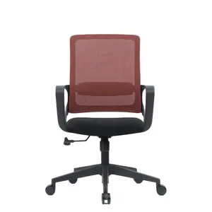 Sedia da ufficio design semplice all'ingrosso sedia con schienale basso di buona qualità con meccanismo di inclinazione sedia da ufficio girevole