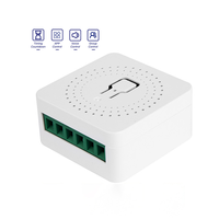 Disjoncteur intelligent Wi-Fi Tuya Alexa 16A, mini-interrupteur intelligent télécommandé avec programmation horaire, relais DIY pour la maison et le bureau